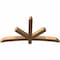 Ekena Millwork Alberta Smooth Timber Gable Bracket, Western Red Cedar, 60"W x 32"H x 3 1/2"D x 3 1/2"F, 13/12 Pitch GBW060X32X0404ALB00SWR - alternate 2